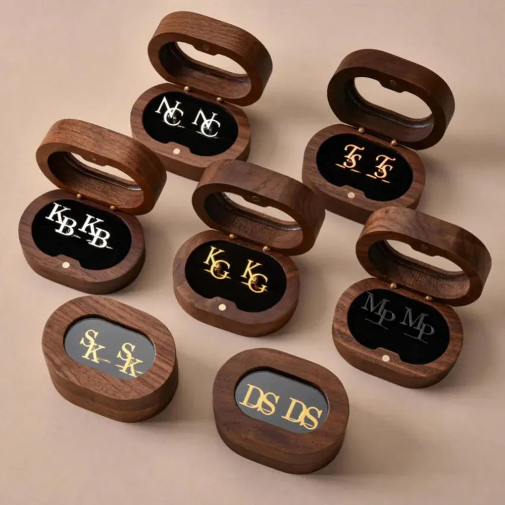 Personalized Initial Cufflinks