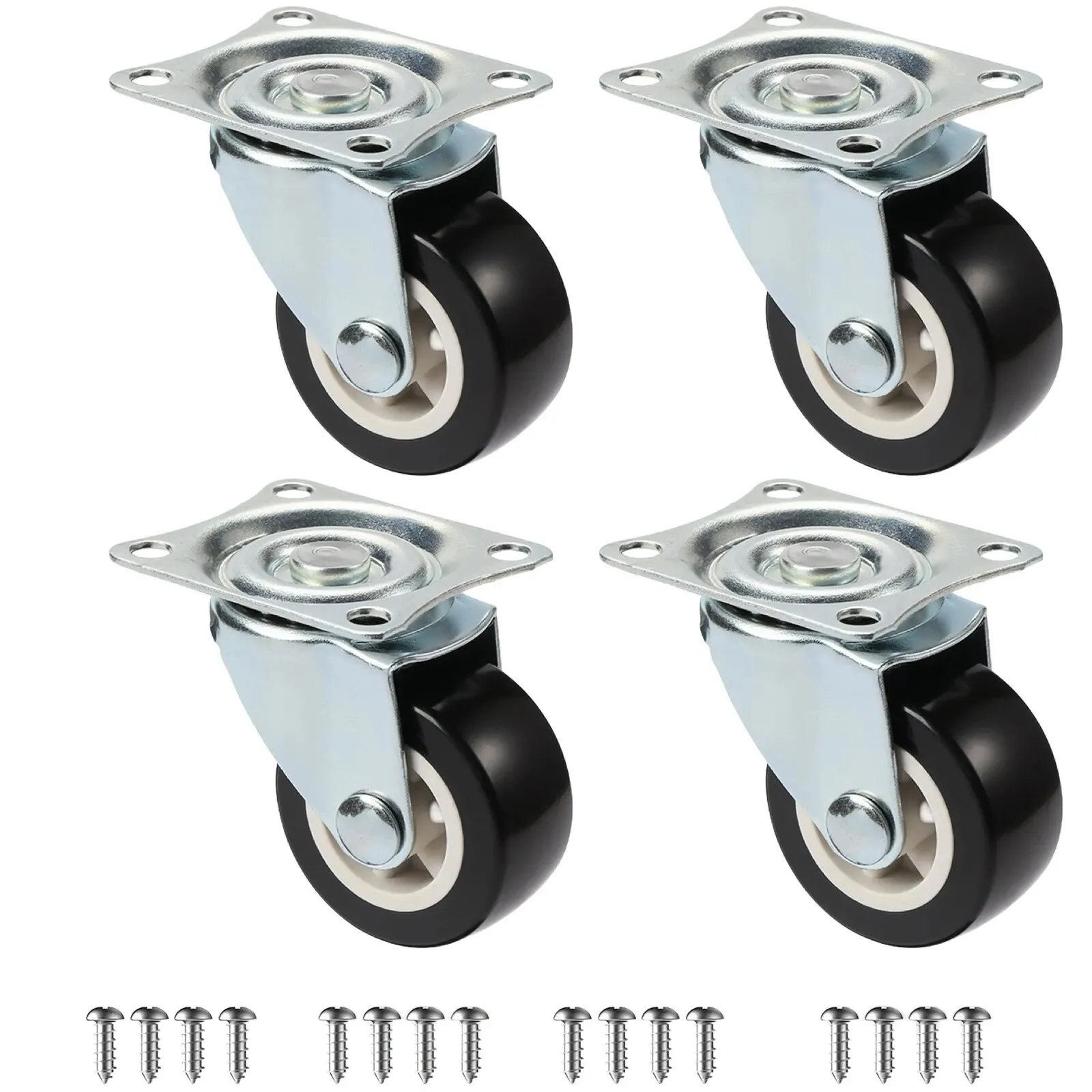 Set of 4 Furniture Swivel Casters