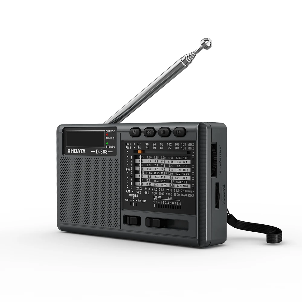 רדיו נייד XHDATA עם Bluetooth