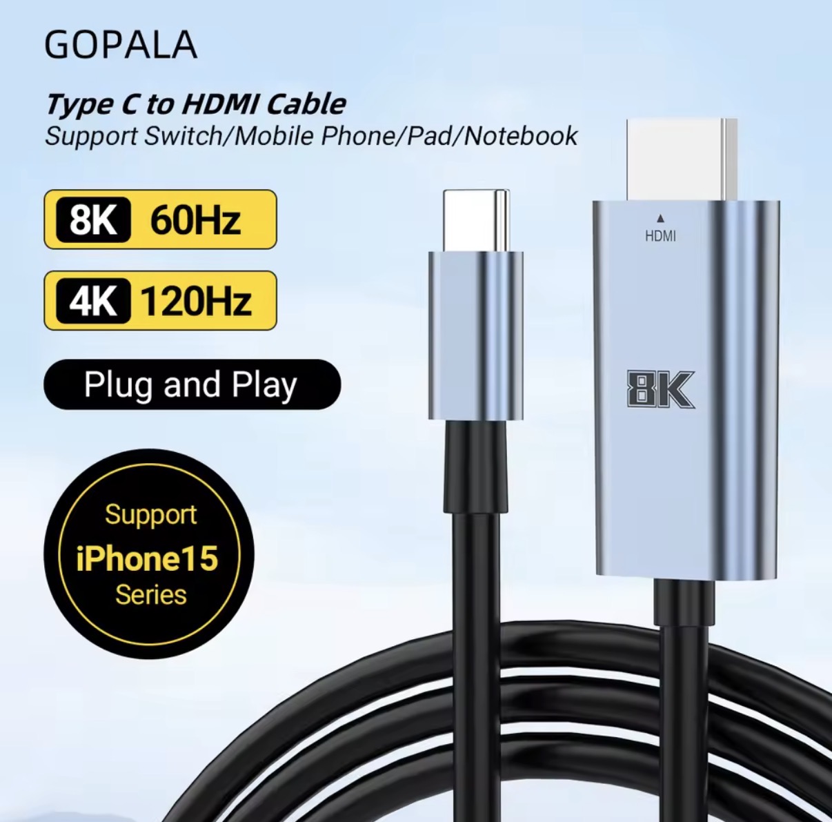 USB-C to HDMI Display Cable