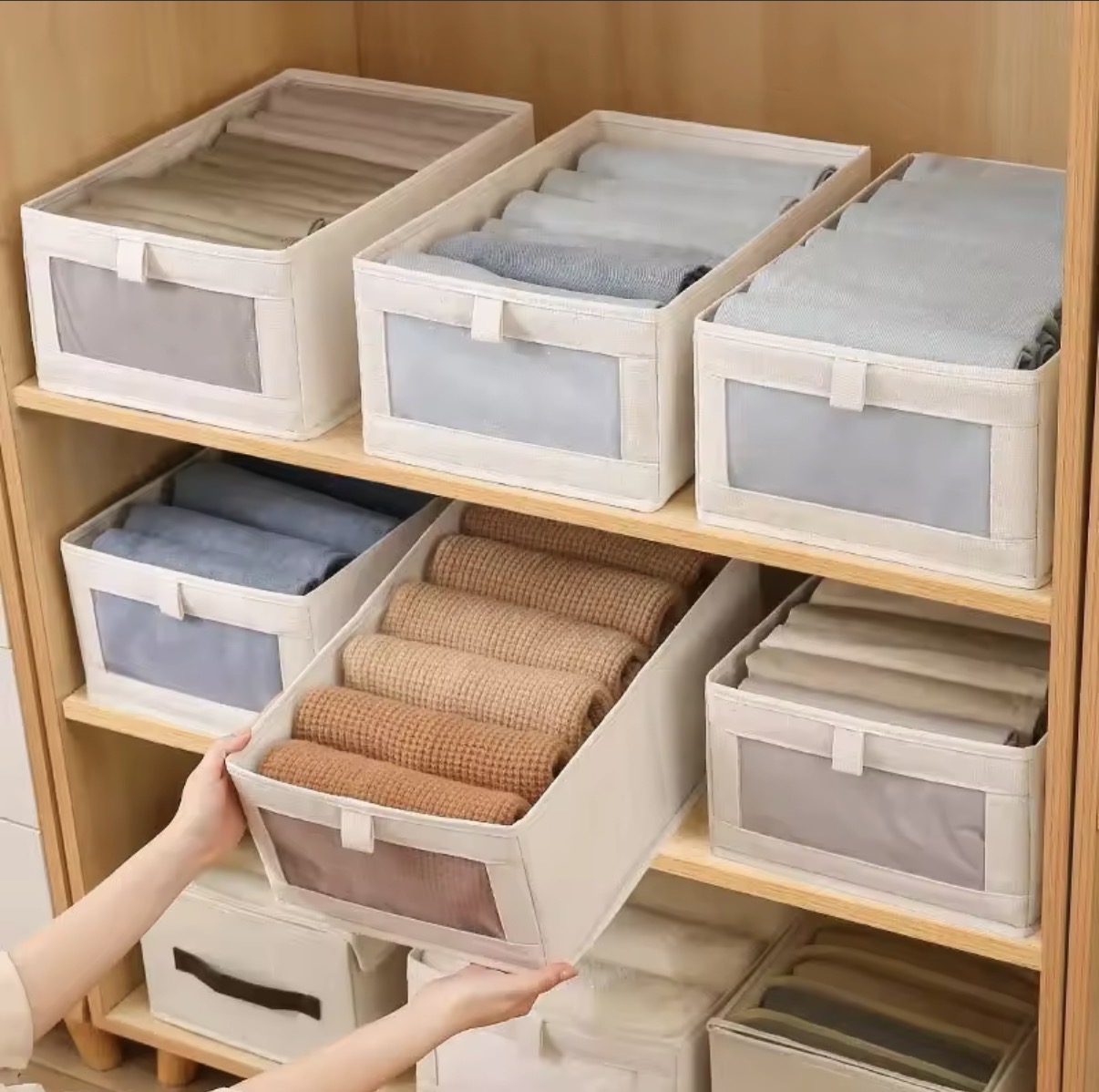 Storage Boxes with Clear Window