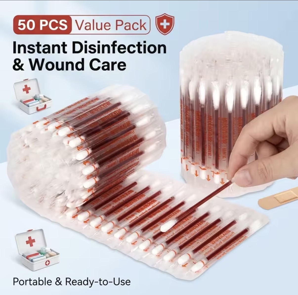 Iodine Cotton Swabs