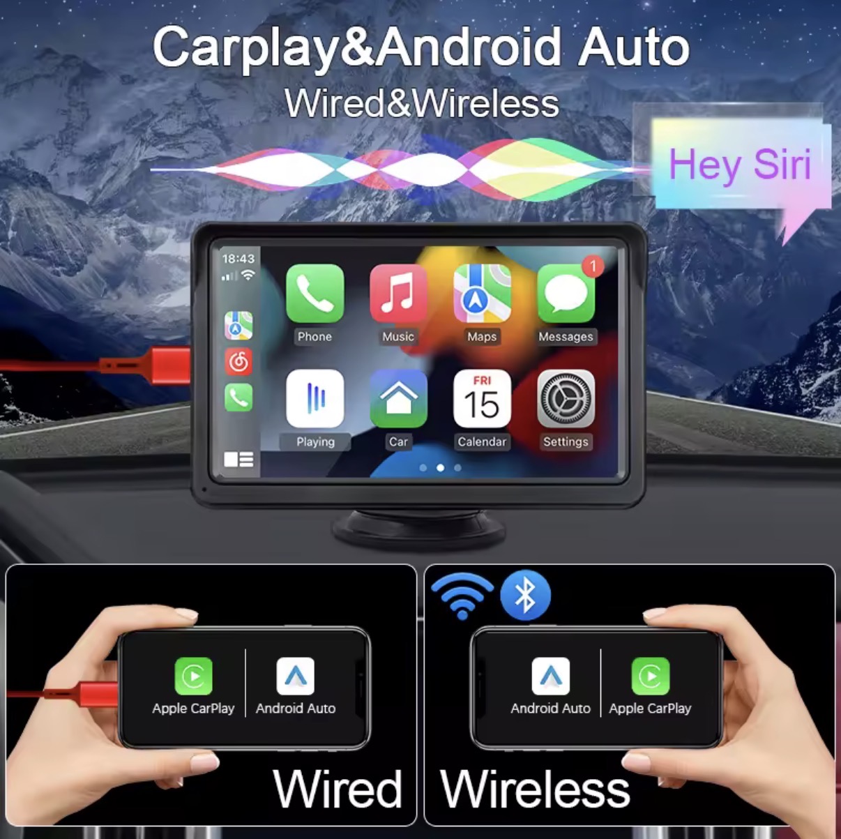 Portable CarPlay Display
