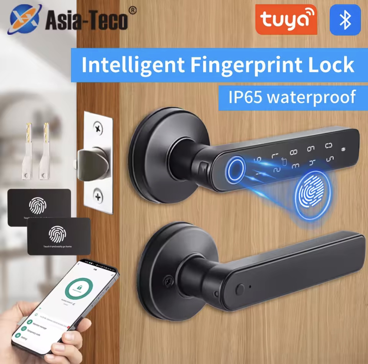 Fingerprint Door Handle Lock