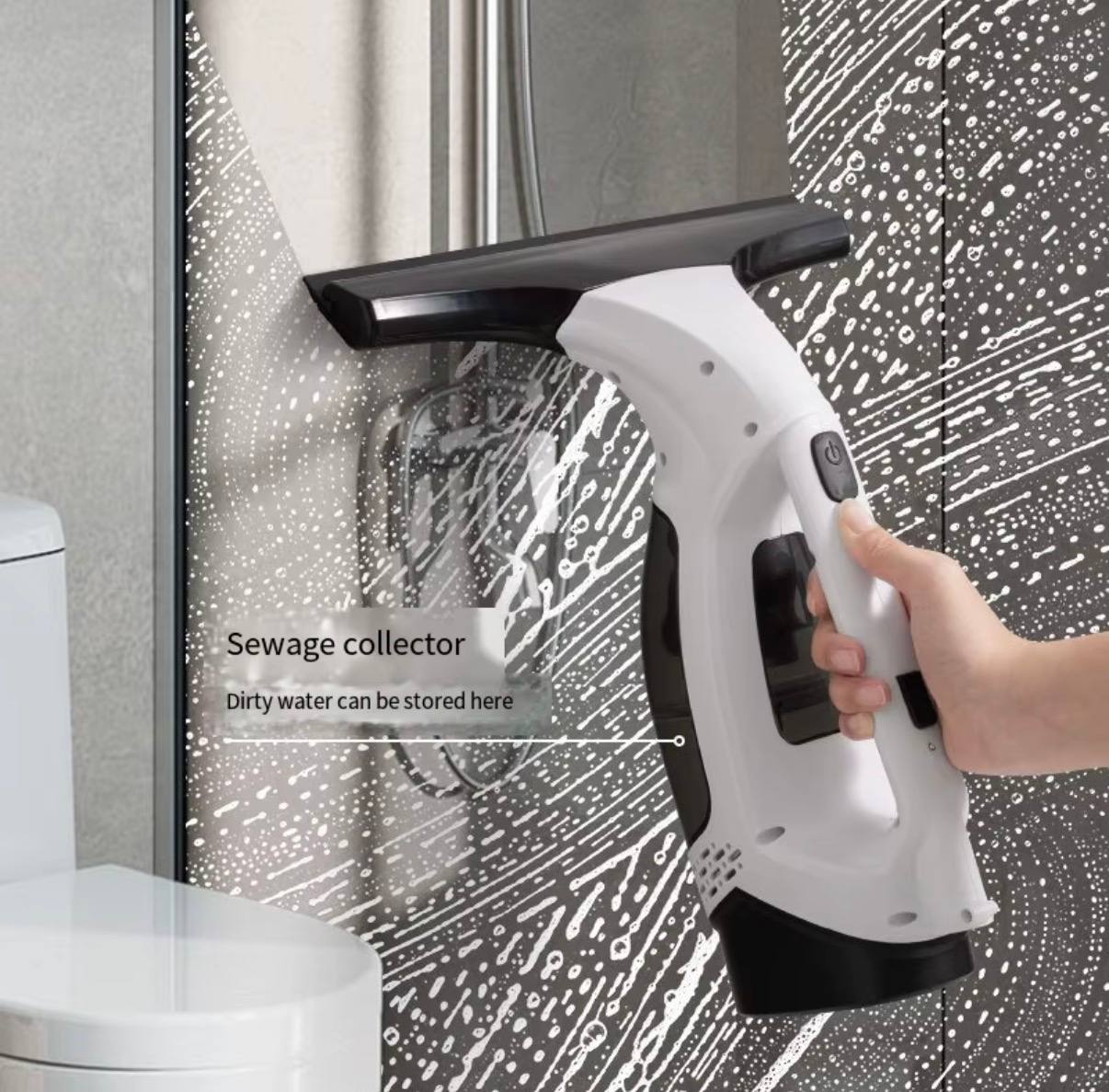Window Cleaner with Water Collection