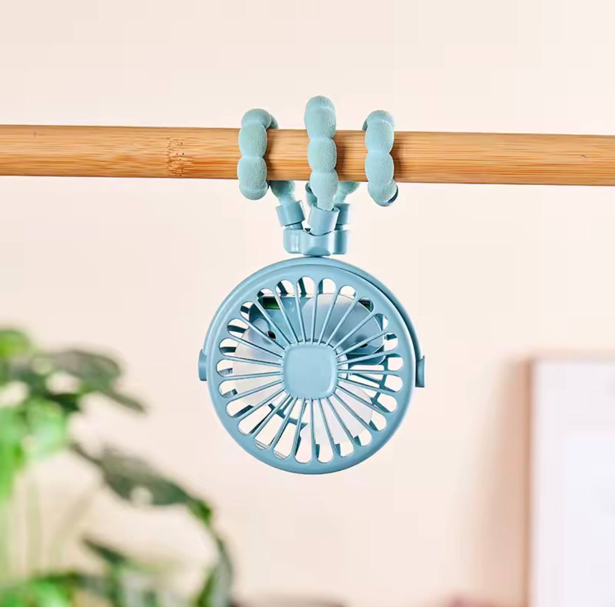 Portable Fan with Flexible Legs